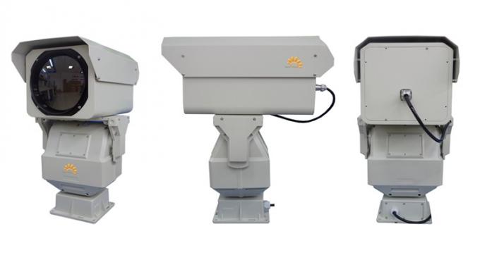 Cámara de la toma de imágenes térmica de la VOZ del sensor de FPA, alta cámara sensible de la gama larga de los 20km