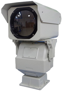 Cámara impermeable de la toma de imágenes térmica de PTZ, cámara de seguridad de la gama ultra larga