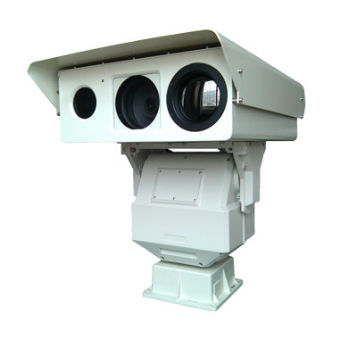 50m m 6,5 cámara termal de la seguridad de fronteras del ° del × 4,8 del °, cámara multi del laser del IR del sensor
