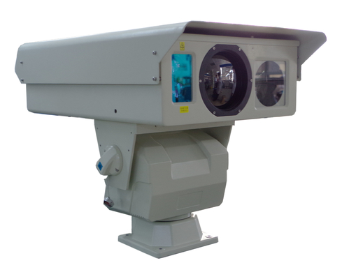 cámara infrarroja de la toma de imágenes térmica de los 5km PTZ, cámaras de seguridad del CCTV la alarma de incendio