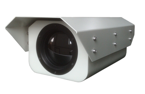 Cámara al aire libre de la toma de imágenes térmica del IR, cámara de seguridad del enfoque de la inclinación de la cacerola óptica