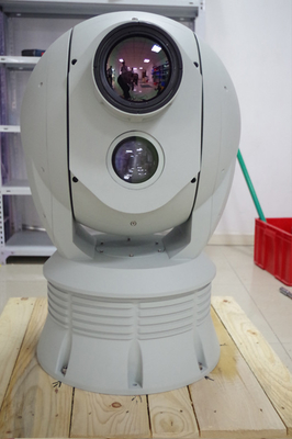 640 x 512 sistema de vigilancia refrescado MWIR de la cámara PTZ de la toma de imágenes térmica