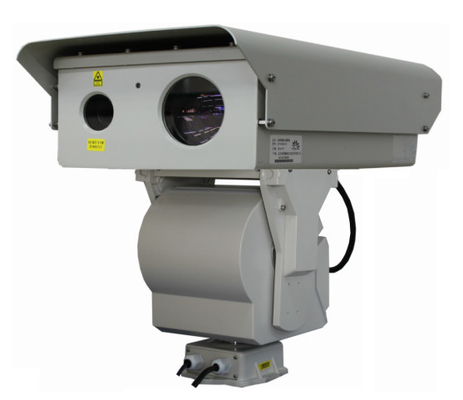 Cámara infrarroja de la vigilancia PTZ de la frontera, cámara del laser de la gama larga Cmos