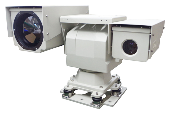 Cámara infrarroja la termal del vehículo de la vigilancia de la cámara dual móvil rugosa PTZ de Vision