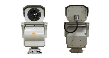 Cámara infrarroja ferroviaria de la toma de imágenes térmica de la cámara 640*512 de la toma de imágenes térmica de la seguridad PTZ
