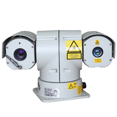 Cámara del laser del Cmos IP66 PTZ con regulador de sobretensiones de la vigilancia de la visión nocturna de los 300m IR
