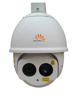Vigilancia al aire libre del infrarrojo del laser del megapíxel de la cámara IP del Cmos IP66 PTZ