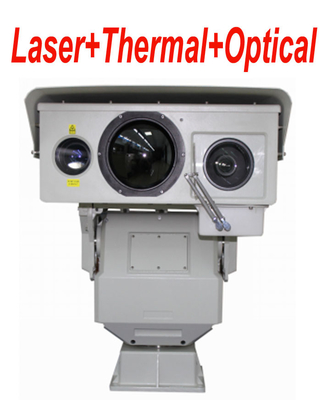cámara termal infrarroja multi de la gama larga del sensor 50mK con el zoom continuo de PTZ