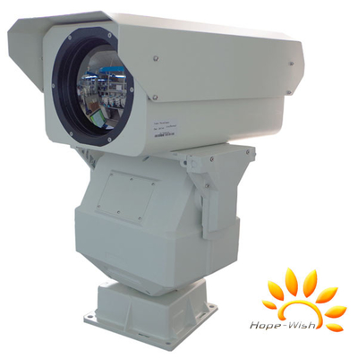 Cámara de seguridad termal de la gama larga de PTZ con la lente de zoom óptico