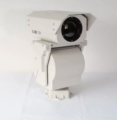 Cámara de la toma de imágenes térmica de la seguridad PTZ de la visión nocturna, cámara de vigilancia al aire libre de la gama larga