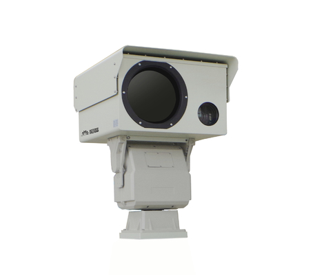 640x512 Resolución cámara de largo alcance con sensor térmico PTZ y rotación continua de 360 °