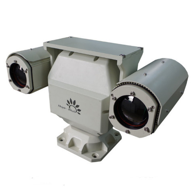 La cámara infrarroja dual de la toma de imágenes térmica del sensor PTZ, los militares infrarrojos de la cámara digital califica