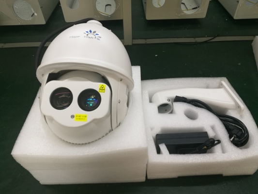 Vigilancia infrarroja del infrarrojo del laser de la visión nocturna del megapíxel de la cámara 2 del IP Ptz