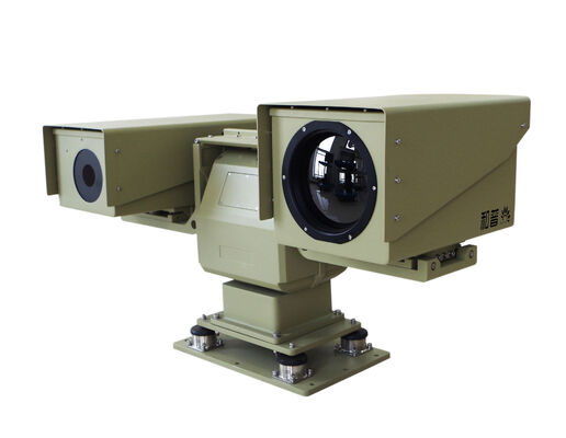Cámara PTZ térmica de doble sensor de largo alcance para vigilancia y monitoreo de seguridad