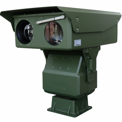 Cámara de vigilancia dual del sensor de la cámara de la toma de imágenes térmica del ser humano el 1640m PTZ de los vehículos los 4200m de la detección