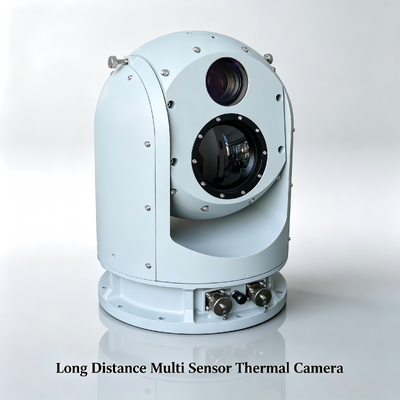 Sistema de vigilancia térmica de tamaño de píxel de 12μm Cámara térmica con sensor múltiple de larga distancia para seguridad perimetral