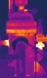 Cámara térmica de temperatura portátil de tipo herramienta Cámara fotográfica IR ligera para una distancia de detección de 2 km