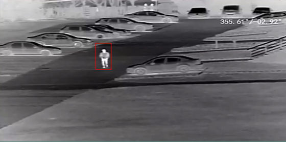 Cámara térmica doble montada en automóvil IP66