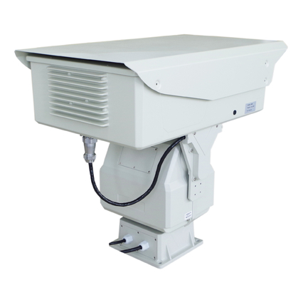 Imagen térmica PTZ montada en el vehículo de larga distancia con doble sensor