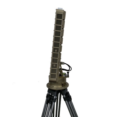 Radar de detección de drones 360° Ángulo de cobertura de azimuth Radar de drones