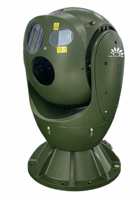 Cámara de vigilancia térmica de larga distancia Pan N × 360 ° Rotación continua