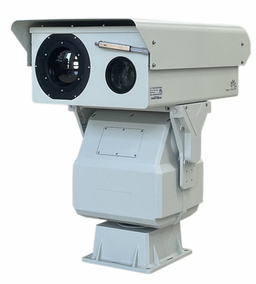 Tipo de sensor térmico PTZ de larga distancia, cámara térmica de doble sensor