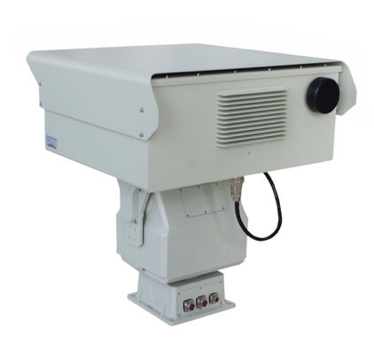 La cámara de imagen térmica PTZ de larga distancia ofrece una velocidad de fotogramas perfecta para la vigilancia del embalse.