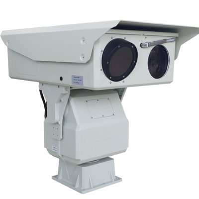 Cámara de vigilancia con sensor dual PTZ Cámara de toma de imágenes térmica IP66 resistente a la intemperie