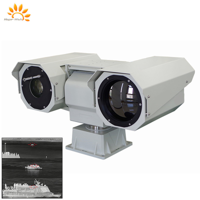 Sensor dual de larga distancia PTZ cámara térmica láser 360 grados para una mayor seguridad y monitoreo
