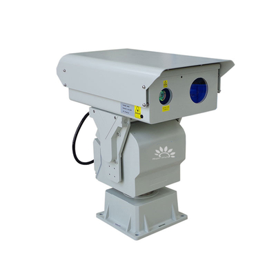 Cámara PTZ láser 1080P con inclinación panorámica de 360 ° de largo alcance para vigilancia precisa