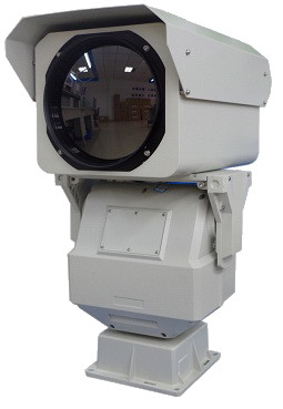 Cámara termal de la gama larga de PTZ, cámara CCTV al aire libre de HD con la FCC del zoom