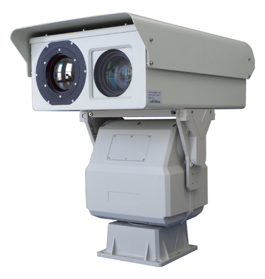 Cámara térmica de doble sensor de larga distancia de alcance óptico de zoom térmico Ptz Cámara de imágenes térmicas para protección contra incendios