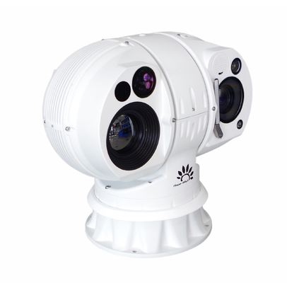 Sistema de vigilancia térmica PTZ Lrf Opcional 5 km resistente al agua y al polvo grado de protección para una mayor seguridad