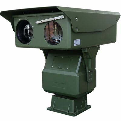 Cámara de vigilancia dual del sensor de la cámara de la toma de imágenes térmica del ser humano el 1640m PTZ de los vehículos los 4200m de la detección