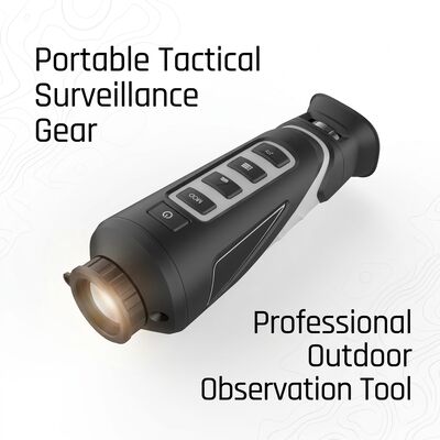 Cámara térmica monocular portátil ligera, alcance térmico infrarrojo de larga distancia para patrulla de seguridad