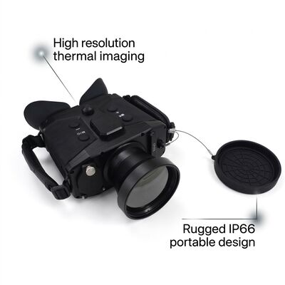 Cámara termográfica binocular, binoculares térmicos infrarrojos para observación nocturna
