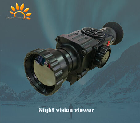 Cámara térmica de infrarrojos de visión monocular de mano, imagen térmica de largo alcance para vigilancia de campo